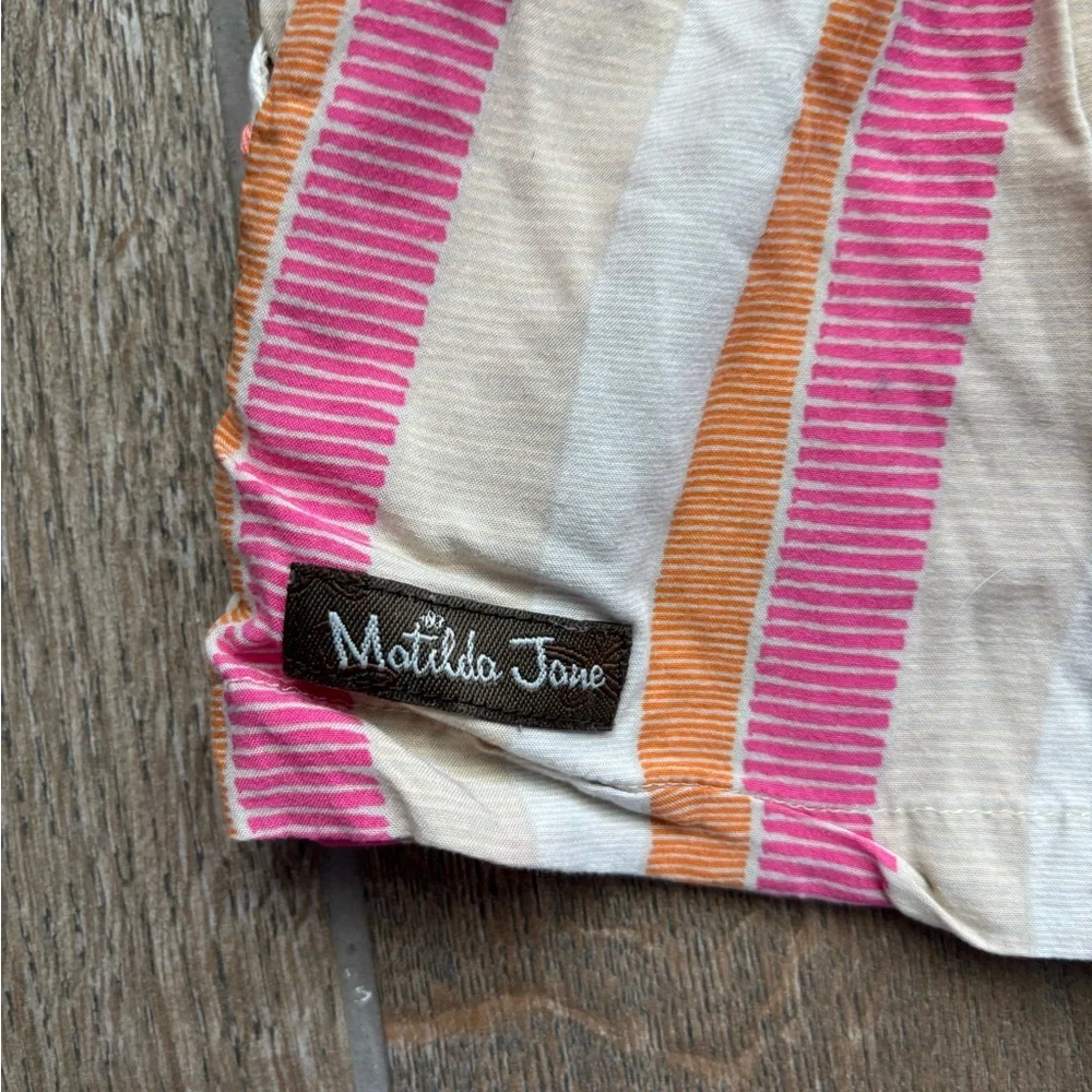 Girls' Matilda Jane Floral Graphic Top and Striped Shorts Set Size 4 - Picture 10 of 12